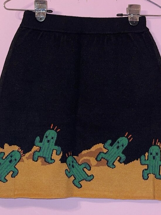 Blackmilk final fantasy 14 cactuar knit skirt and top fairy cottage Fairycore - Picture 4 of 4